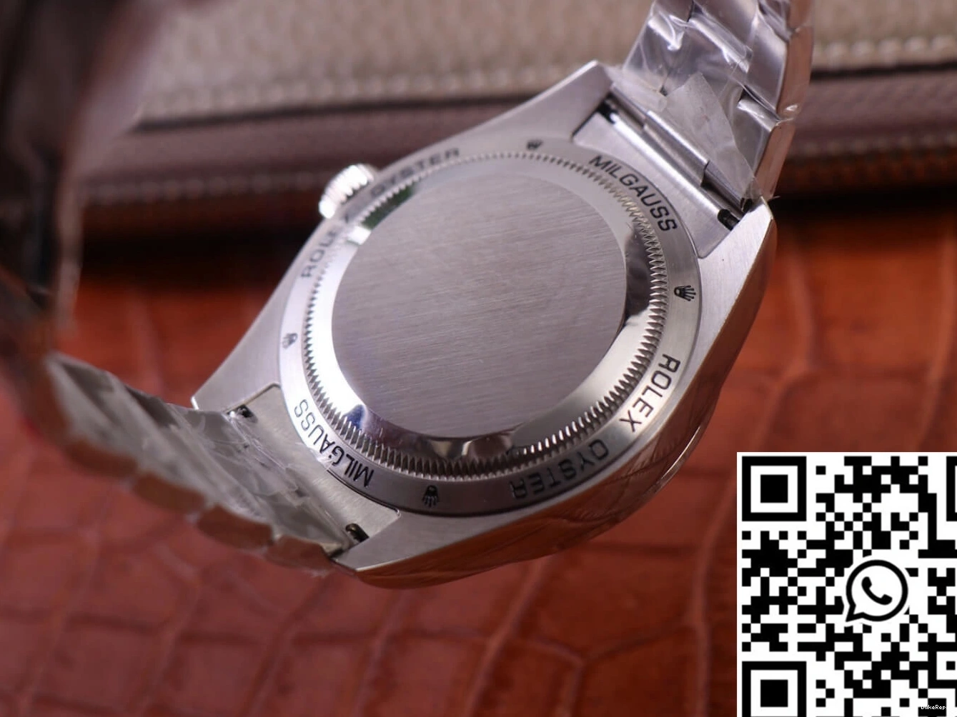Design JB Noir Rolex Milgauss Label Base LNT01HS-001 watch Silver Factory Replica case 116400 0219